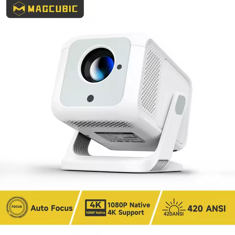 Magcubic HY310X 4K Mini Auto Focus Projector With Full HD 1080P 420ANSI Android 11Keystone for Outdo