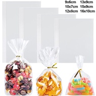 100-200 Chiếc Túi Giấy Bóng Kính Trong Suốt Đựng Kẹo Lollipop Bánh Quy Bao Bì-Túi Nhựa Quà Tặng Cho 