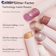 NOBELJIAOO Glitter Eye Shadow Stick Highlighter Shimmery Stick Long-lasting Pearl Shimmer Eye Makeup