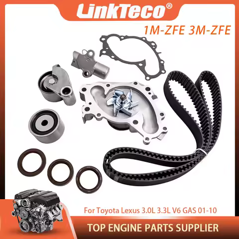 Engine Parts Water Pump W/ Gasket Timing Belt Kit For Toyota Camry Sienna Lexus ES300 RX330 3.0L 3.3