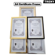 A4 Certificate Frame / Picture Photo Frame A4/ Frame Gambar Sijil A4/Wood Frame/Bingkai Sijil