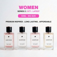 [50ML] W71-W134  SCENTRIUM Women Perfume | Inspired EDP Long Lasting Fragrance For Her