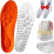 2 PCS Massage Insoles Revolutionerande Ortopedisk Innersula 4D Soft Memory Foam Cushioning Sports Cl