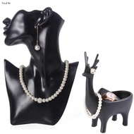 03S Jewelry Display Stand Watch Necklace Hanger Bust Bracelet Holder Ring Bangle Jade Storage  4fn