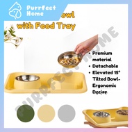 【Purrfect Home】Dog Cat Basic Food and Water Bowl Set Pet Puppy Feeder Tableware Supplies-C0561