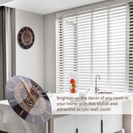 Acrylic Islamic Wall Clock 30cm Muslim Wall Clock Calligraphy Wall Decoration Art Indoor Wall Clock