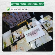 Photo Print 20x30CM Photo/ with MDF Board Frame