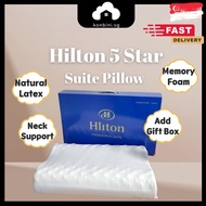[SG] 5 Star Hotel Grade Pillow Five Star Hotel Pillow Natural Latex Memory Foam Head Pillow Neck Sup