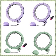 Smart Counting Hula Ring Hoops Fitness Weight Loss Artifact Detachable Adjustable Weighted Circle Sp