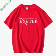 University of Exeter Style Short Sleeve T-Shirt Pure Cotton round Neck Fashionable Clothing Gildan B