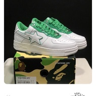 2025 New HOT 【Original】 BAPE STA Meteor Vibe เทรนด์แฟชั่นผู้ชายและผู้หญิงรองเท้าลำลองส้นเตี้ยรองเท้า