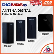 (terbaru) DIGIMAXS HD Antena TV Digital Indoor Outdoor plus Booster