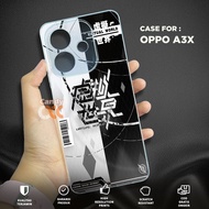 OPPO A3X NEW Case - OPPO A3X ART Motif Case - Premium Fourside Softcase - TransparentBENING - Silico