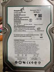 Seagate 500G 3.5吋硬碟 ST3500320AS 有壞軌 研究 報帳 救資料的最愛 NO.1081