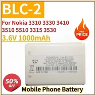 New Replacement Mobile Phone Battery BLC-2 3.6V1000mAh for Nokia 3310 3330 3410 3510 5510 3315 3530 