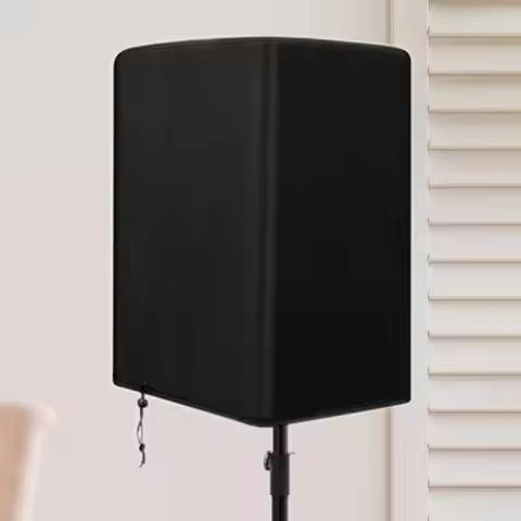 Oxford cloth speaker dust cover Multimedia metal audio cover Dust and waterproof protective cover bl