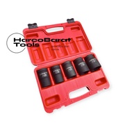 MATA 1 Inch Impact Socket Wrench Set of 5 Pcs 20-41 Mm Impact Socket Bit