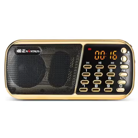 B853 Portable Small Audio Old Man Portable FM Radio MP3 Format Player Supports Dual TF Card U Disk a