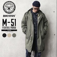 Houston M51 parka雙層可拆大衣 S