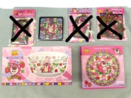 勞蘇 草莓熊 711 7-11 disney toy story lotso 迪士尼 彩繪 玻璃 碗 水杯 卡套 杯墊 鏡 貼紙 水壺 茶隔 cup mug bowl glass water pitc