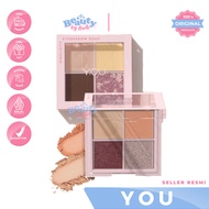 BEAUTYBY.NADS | YOU SIMPLICITY EYESHADOW QUAD MAKEUP PALETTE PIGMENTED GLITTER EYE SHADOW PALETTER M