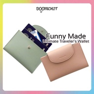 Funny Made Ultimate Traveler's Wallet | Multi-Currency Organizer for Global Travel | Multi-Slot Pass