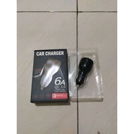 6A head saver 2usb car charger 2 usb car charger head 2usb car charger