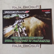KAWASAKI Leaflet catalog brochure Poster KLX250S KLX 250S 2009kawasaki