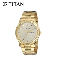 Titan Champagne Dial Analog Watch for Men 1650YM06