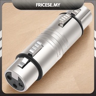 [Fricese.my] XLR Adapter XLR Female To Female 3 Pin Connector for Microphone Mixer Connector