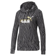 Puma Womens Essentials+ Tiger Hoodie (Black) 84842601