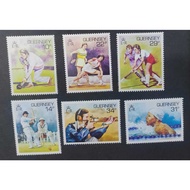 Guernsey, 1986 Sport,  MINT, COMPLETE SET