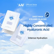 HN Iceland Glacier Water Intense Moisturization Hydration Sheet Mask 5pc Pack. Hyaluronic Acid Histo