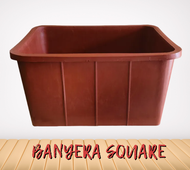 BANYERA SQUARE/RECTANGLE - Unbreakable Rubberized Plastic Basin Fish Banyera, foot basin, soaking, b