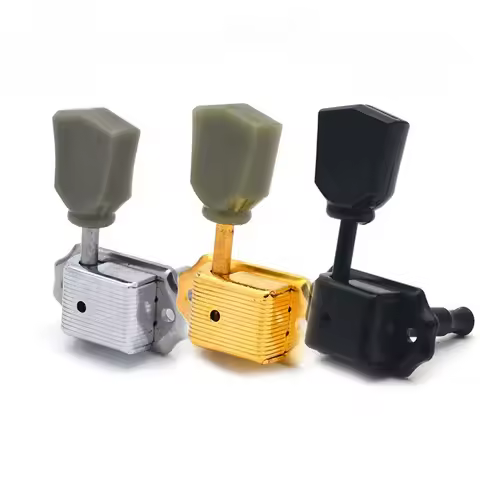 6PCS 3L 3R Guitar Machine Head Tuners String Tuning Pegs Keys Accessories Silver/Gold Machine for Gi