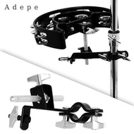 [Adepe] Cowbell Holder Zinc Alloy Cowbell Clamp for Musicians Drummer Percussionist