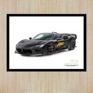 Mansory Ferrari F9XX Poster Canvas Print Car Poster Supercar Poster Ferrari Poster Car Tuning Poster