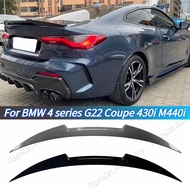 G22 G82 M4 Style Car Rear Roof Trunk Spoiler Tail Wing Boot Lip For BMW 4 series G22 Coupe 430i M440