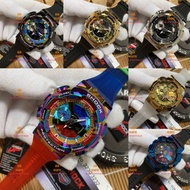 g*/@shock GM-110 RB-2AJF Autolight Rainbow Viral Analog Digital MTG Unisex Watchfashion resin watch 