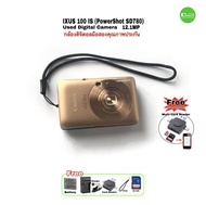 Canon IXUS 100 IS Digital Camera 12.1MP Gold PowerShot SD780 กล้องดิจิตอลคอมแพค ไม่ธรรมดา เล็กบางสวยคลาสสิค Usedมือสองคุณภาพ