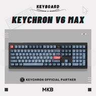 Keychron V6 Max 100% Hot-Swap Custom RGB QMK VIA South Facing Wireless Full Build Keyboard Barebone 