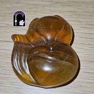 Nine Tail Fox Carving Flute Crystal