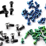 24 Hours Shipping = 6.7 Fast Shipping Titanium Alloy T6 Torx Screws Folding Knife Back Clip Screw Ac