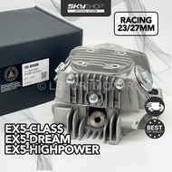 HONDA EX5 / EX5 DREAM / EX5 CLASS CYLINDER HEAD ASSY (RACING-23/27MM) EX5 HIGHPOWER DREAM CLASS 23/2