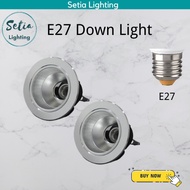 6 inch E27 LED Down Light/Ceiling Light [Recessed Type] Casing For Plaster Ceiling