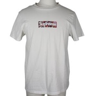 二手Supreme SUP新冠疫情救援箱標誌 T 卹 (2020) - 男士短袖 T 卹，KaikaiKiki，與村上隆合作款。棉質，白色。