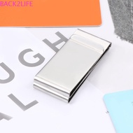 BACK2LIFE Clips Silver Clip Card NEW Fashion Pocket Bill Pocket Dollar Credit Cards
