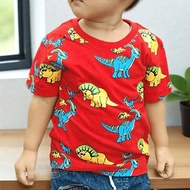 MERAH Dino Red Fullprint Baby Distro T-Shirt (Unisex) 6 Months - 3 Years - BDF01