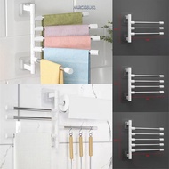 NARCISSUS13A0E 2-8-Bar Towel Hanger Organizer Save Space Home Hanging Holder