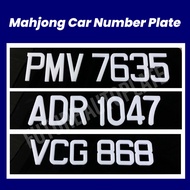 Mahjong car number plate #NOMBOR PLATE KERETA MAHJONG